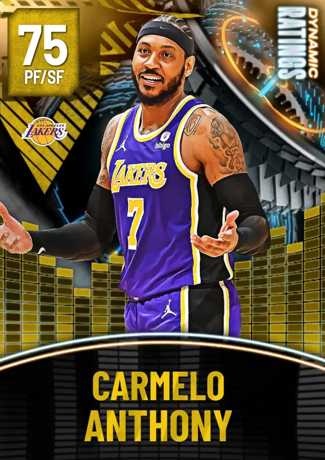 (GOLD) Carmelo Anthony (75 OVR)