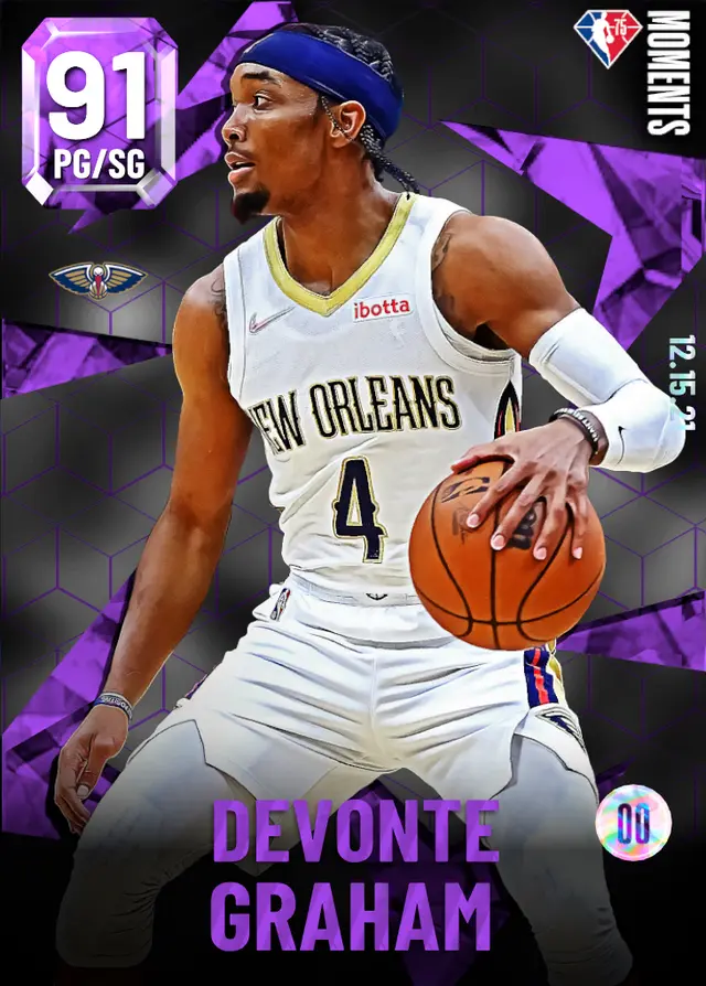 (AMETHYST) Devonte Graham (91 OVR)