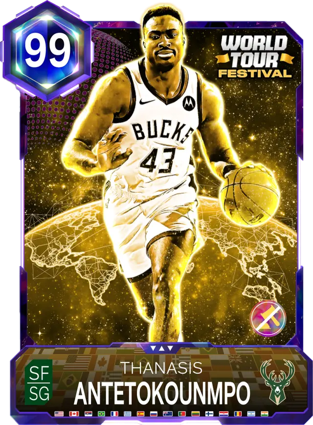 99 Thanasis Antetokounmpo | World Tour Festival