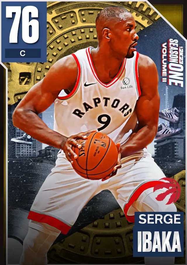 (GOLD) Serge Ibaka (76 OVR)