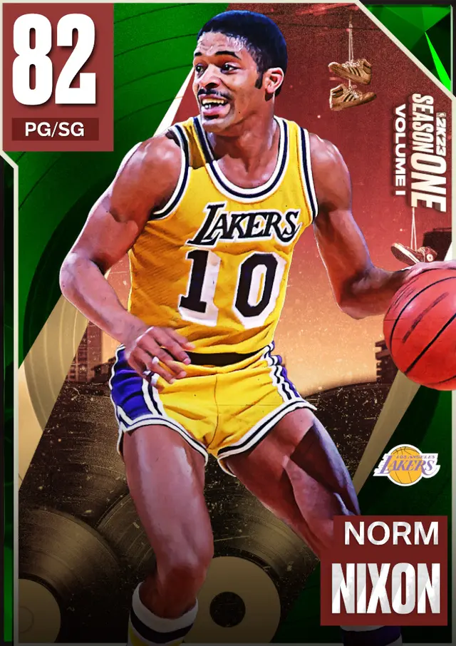 (EMERALD) Norm Nixon (82 OVR)