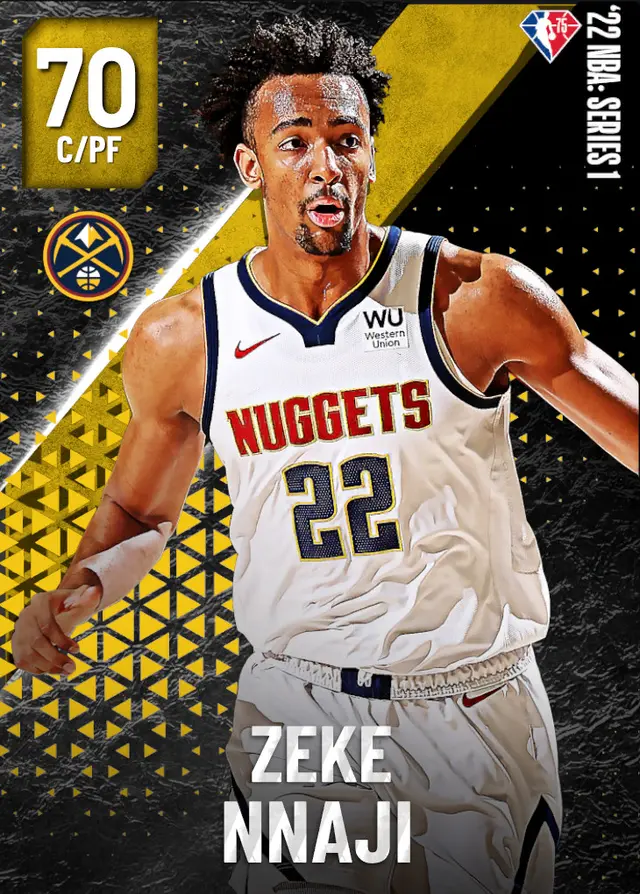 (GOLD) Zeke Nnaji (70 OVR)