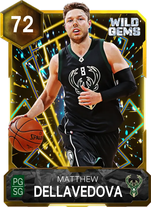 72 Matthew Dellavedova | Gold Wild Gems