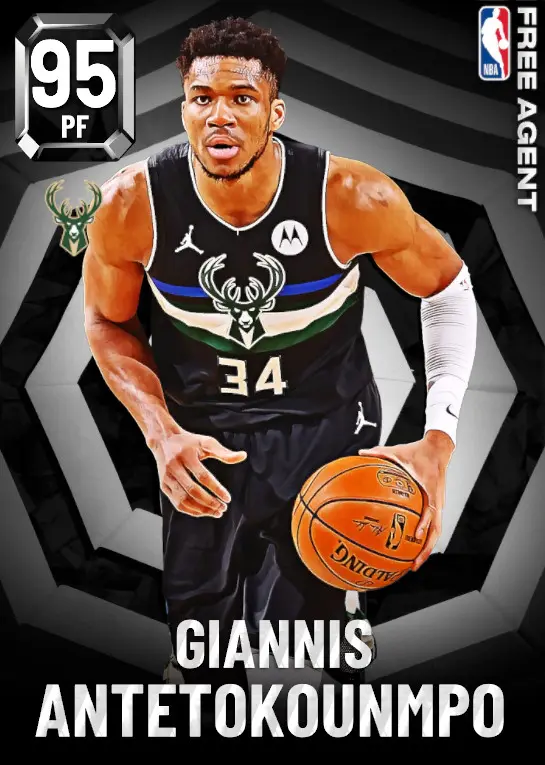 (FREEAGENT) Giannis Antetokounmpo (95 OVR)
