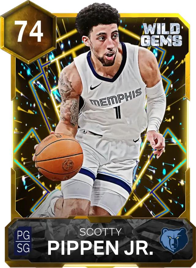 (GOLD) Scotty Pippen Jr. (74 OVR)