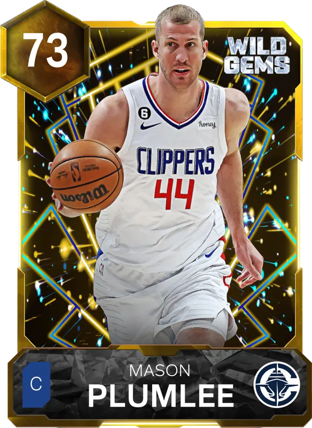 73 Mason Plumlee | Gold Wild Gems