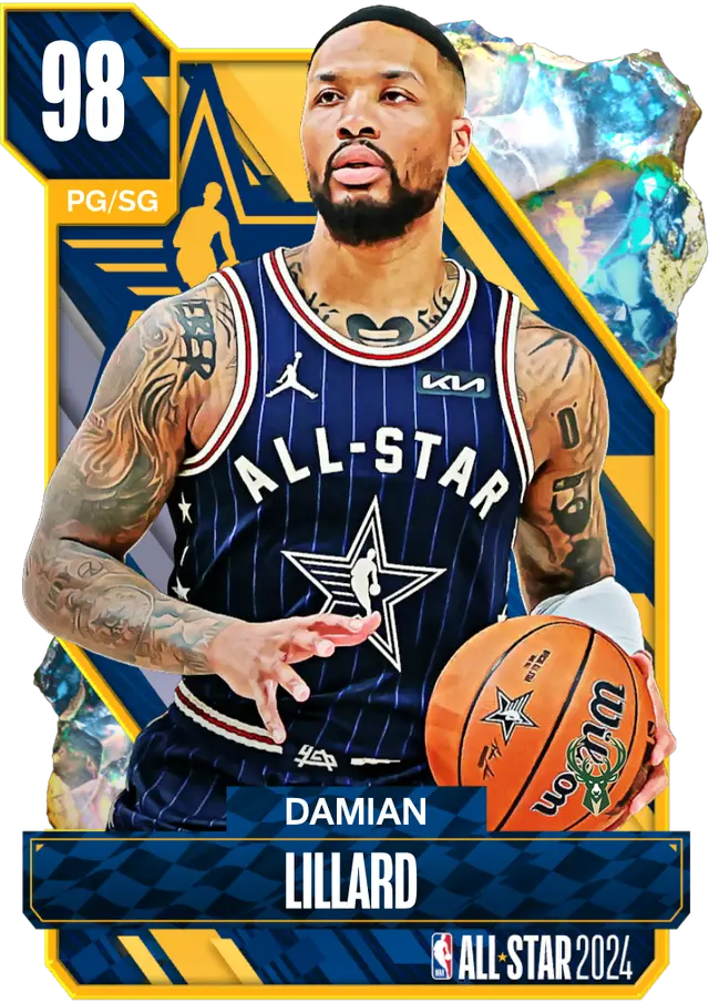 NBA 2K25 | 2KDB MyTEAM NBA 2K24 98OVR Damian Lillard Complete Stats 