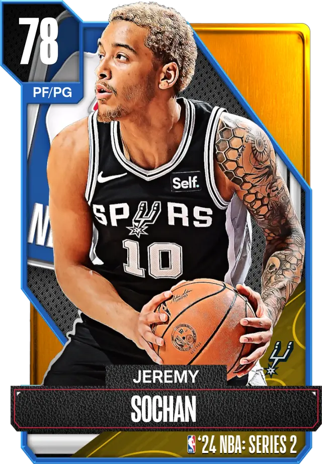 (GOLD) Jeremy Sochan (78 OVR)