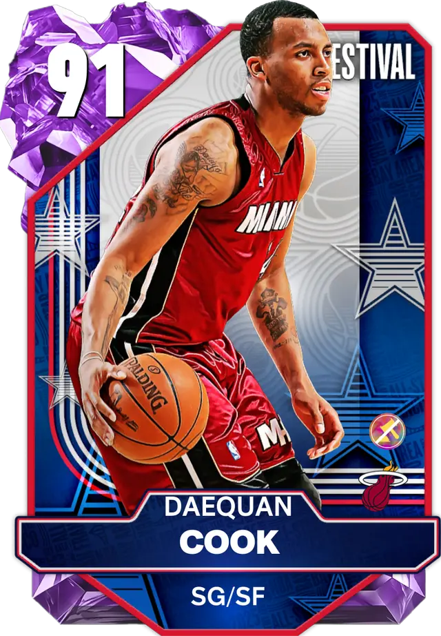 (AMETHYST) Daequan Cook (91 OVR)