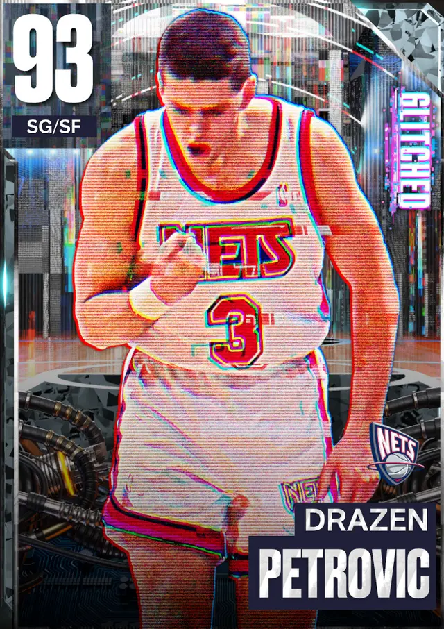 (DIAMOND) Drazen Petrovic (93 OVR)
