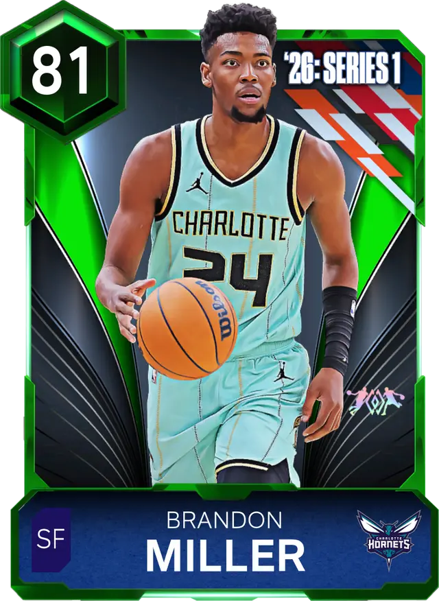 (EMERALD) Brandon Miller (81 OVR)