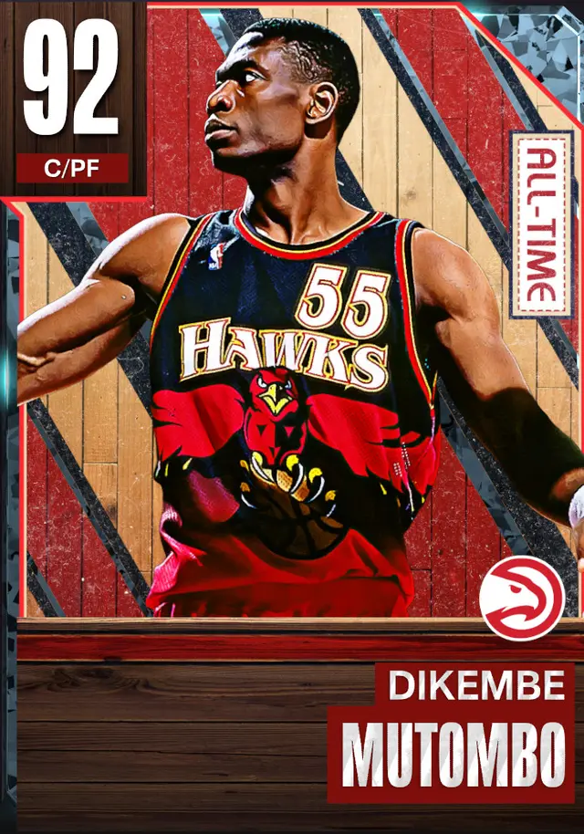 (DIAMOND) Dikembe Mutombo (92 OVR)