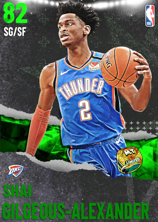 (EMERALD) Shai Gilgeous-Alexander (82 OVR)