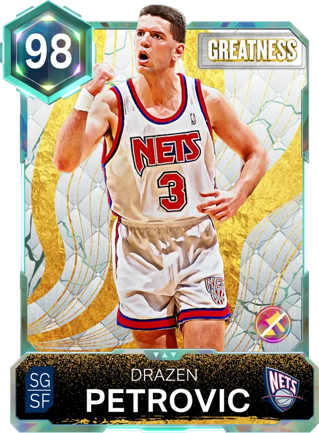 (OPAL) Drazen Petrovic (98 OVR)