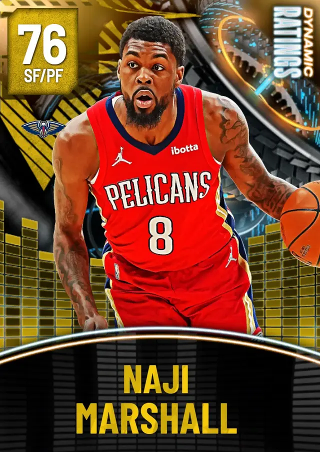 (GOLD) Naji Marshall (76 OVR)