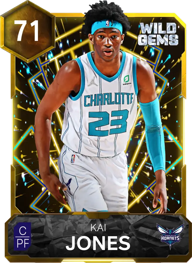 71 Kai Jones | Gold Wild Gems