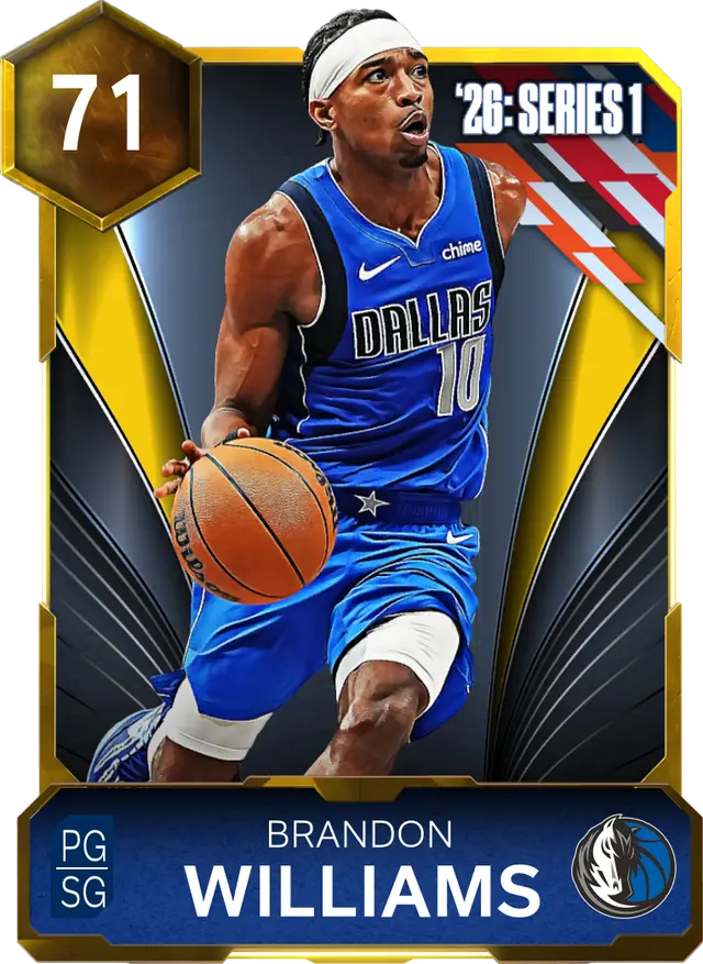 (GOLD) Brandon Williams (71 OVR)