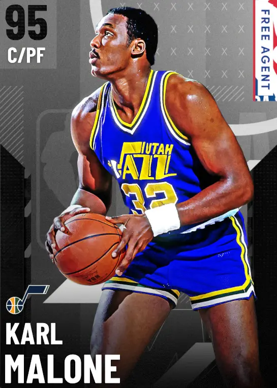 (FREEAGENT) Karl Malone (95 OVR)
