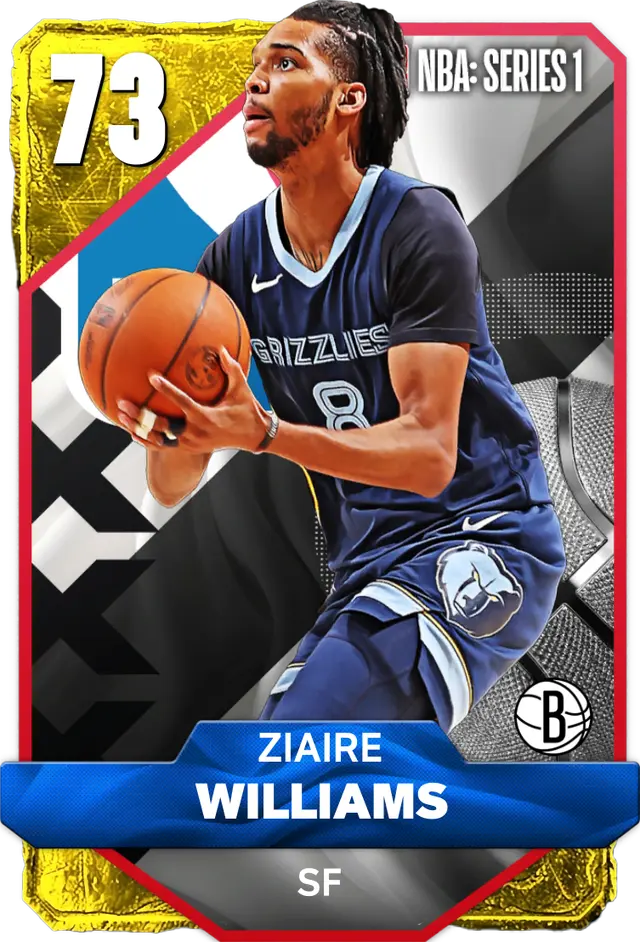 (GOLD) Ziaire Williams (73 OVR)