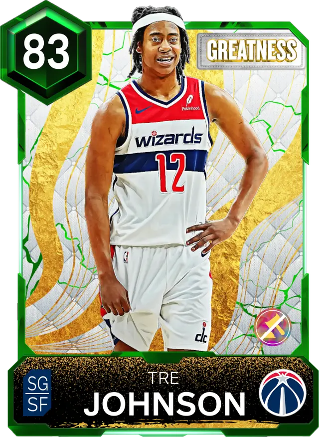 (EMERALD) Tre Johnson (83 OVR)