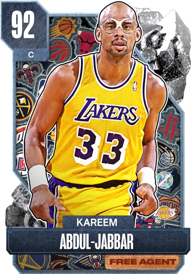 (FREEAGENT) Kareem Abdul-Jabbar (92 OVR)