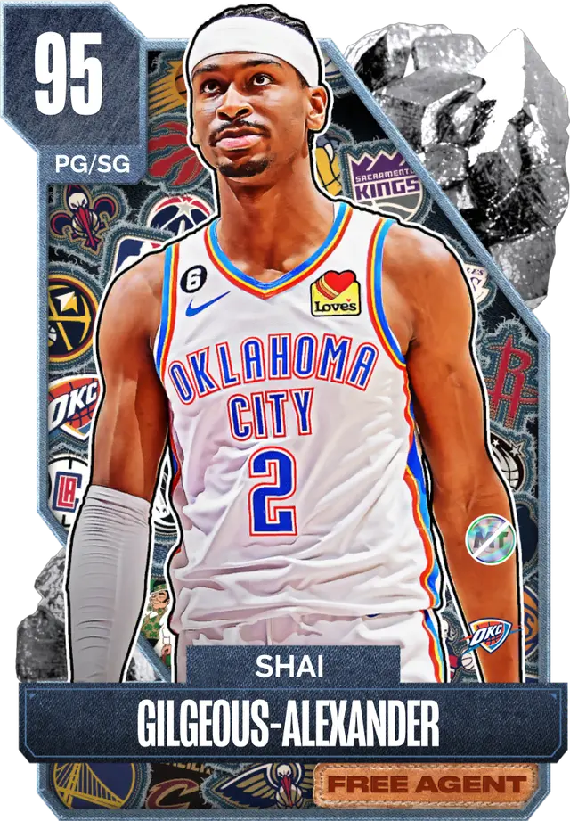 (FREEAGENT) Shai Gilgeous-Alexander (95 OVR)