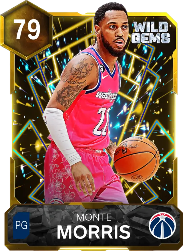 79 Monte Morris | Gold Wild Gems