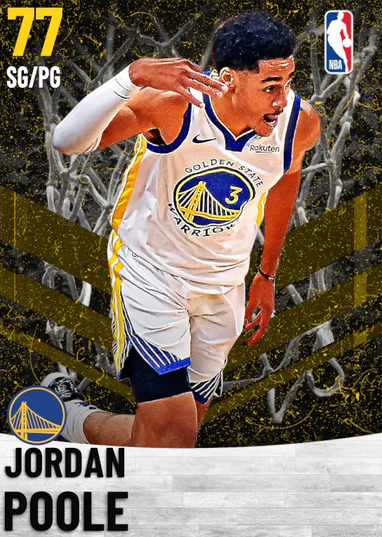 (GOLD) Jordan Poole (77 OVR)