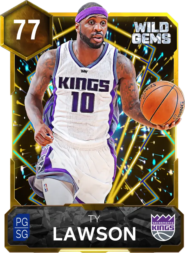 77 Ty Lawson | Gold Wild Gems