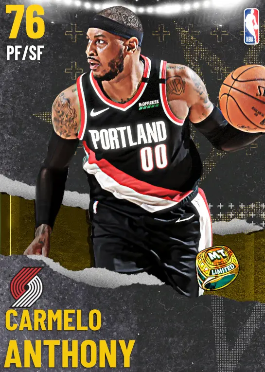 (GOLD) Carmelo Anthony (76 OVR)