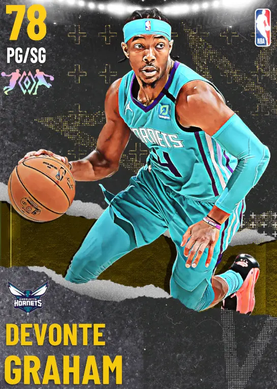 (GOLD) Devonte Graham (78 OVR)