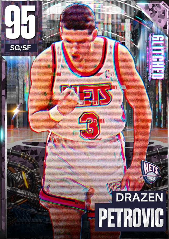 (DIAMOND) Drazen Petrovic (93 OVR)