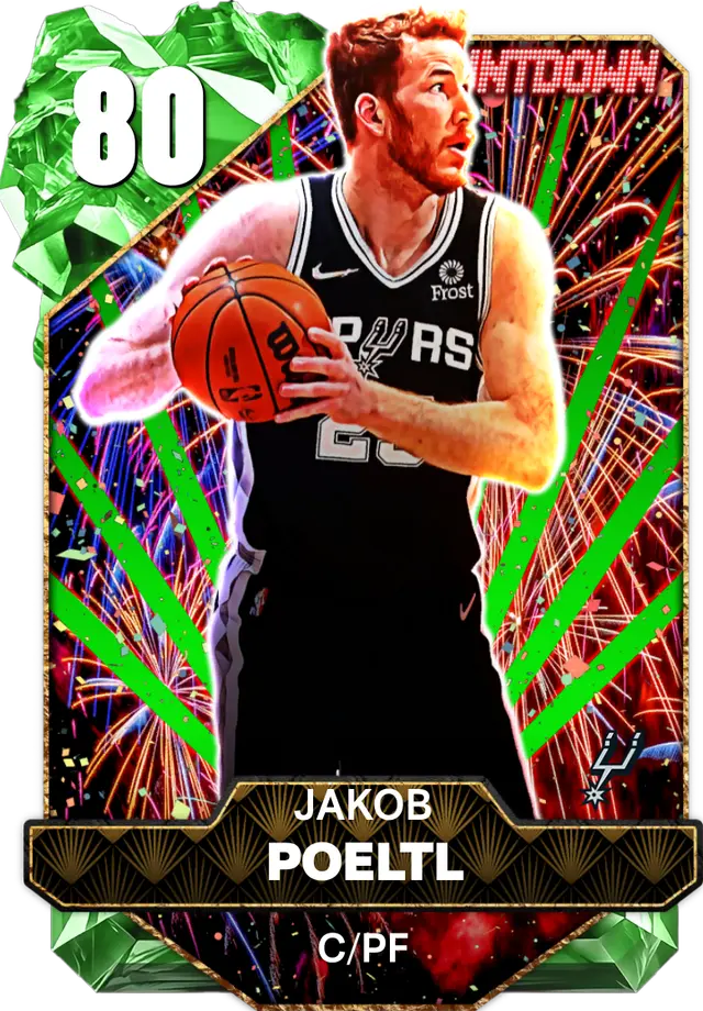 (EMERALD) Jakob Poeltl (80 OVR)