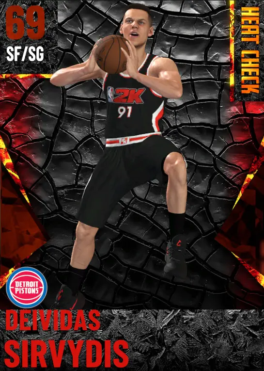 69 Deividas Sirvydis | Detroit Pistons