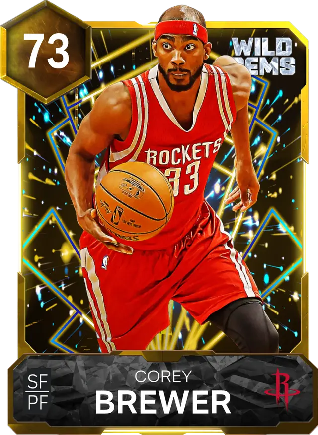 73 Corey Brewer | Gold Wild Gems