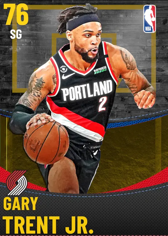 (GOLD) Gary Trent Jr. (76 OVR)