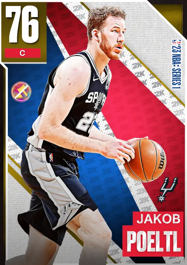 (GOLD) Jakob Poeltl (76 OVR)