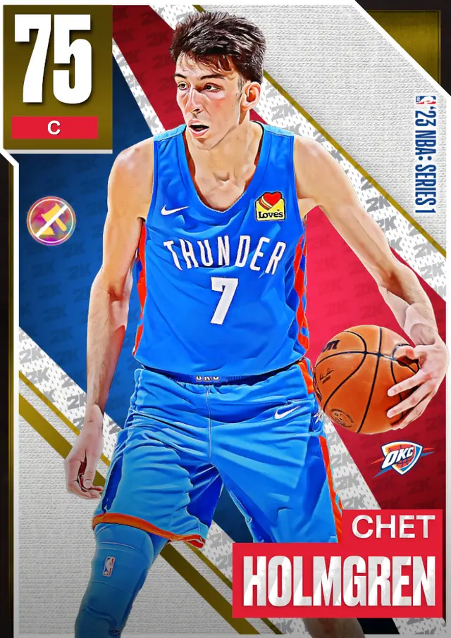 (GOLD) Chet Holmgren (75 OVR)