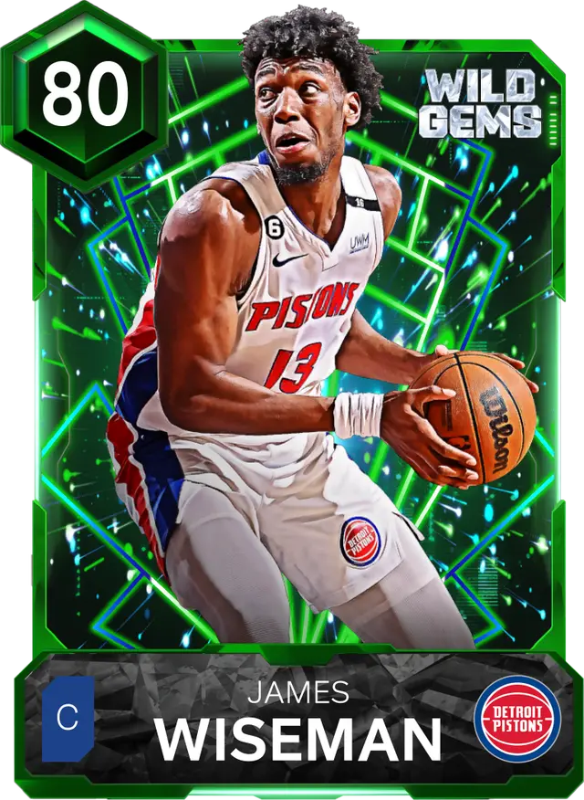 (EMERALD) James Wiseman (80 OVR)