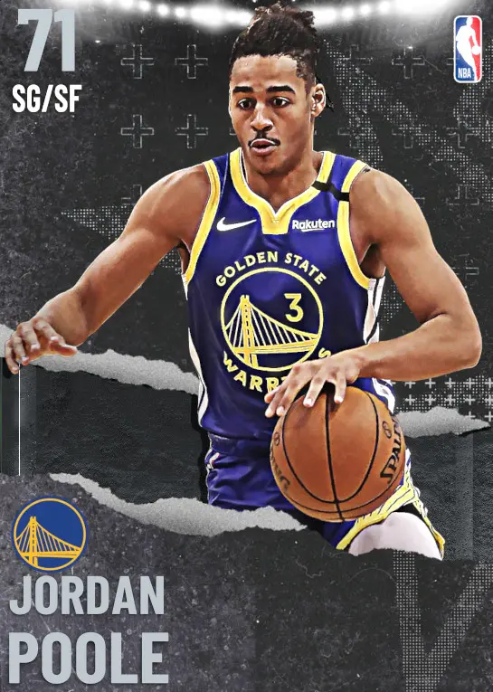 (SILVER) Jordan Poole (71 OVR)
