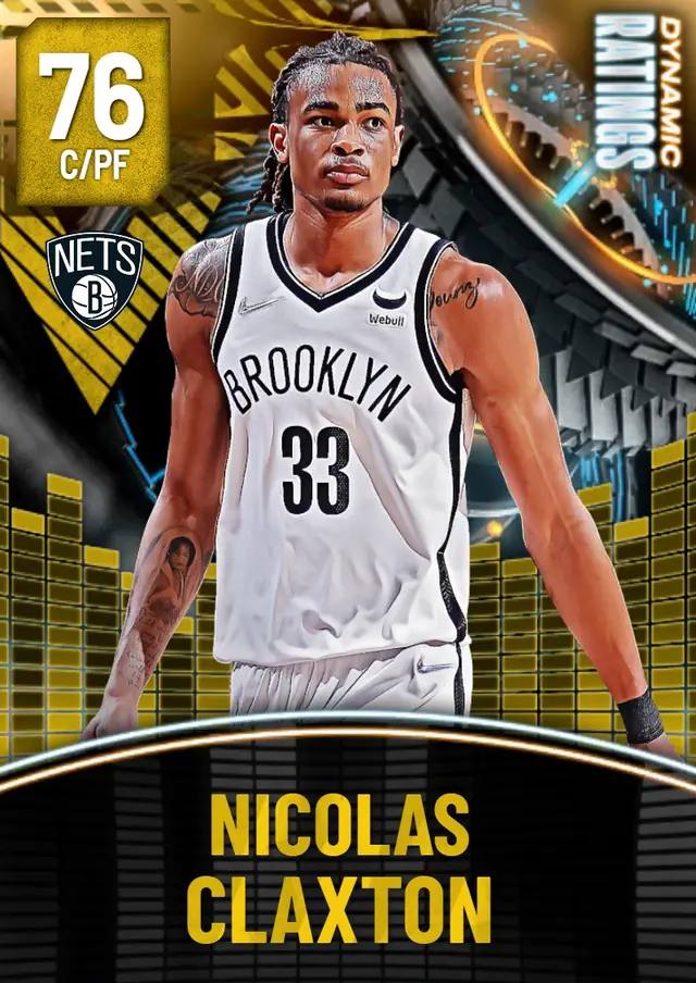 (GOLD) Nicolas Claxton (76 OVR)