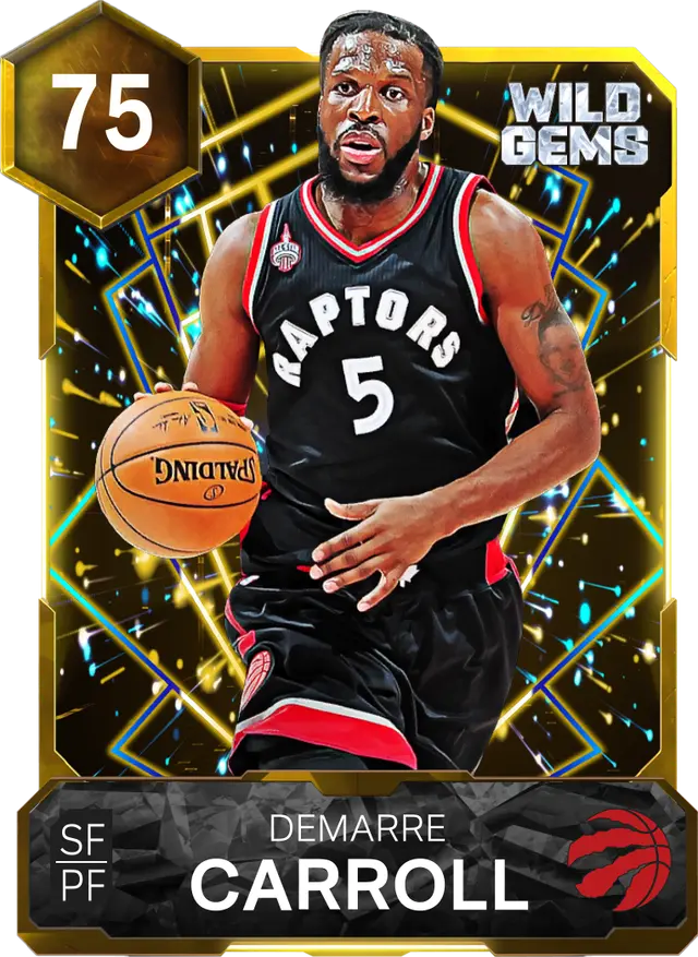 75 DeMarre Carroll | Gold Wild Gems
