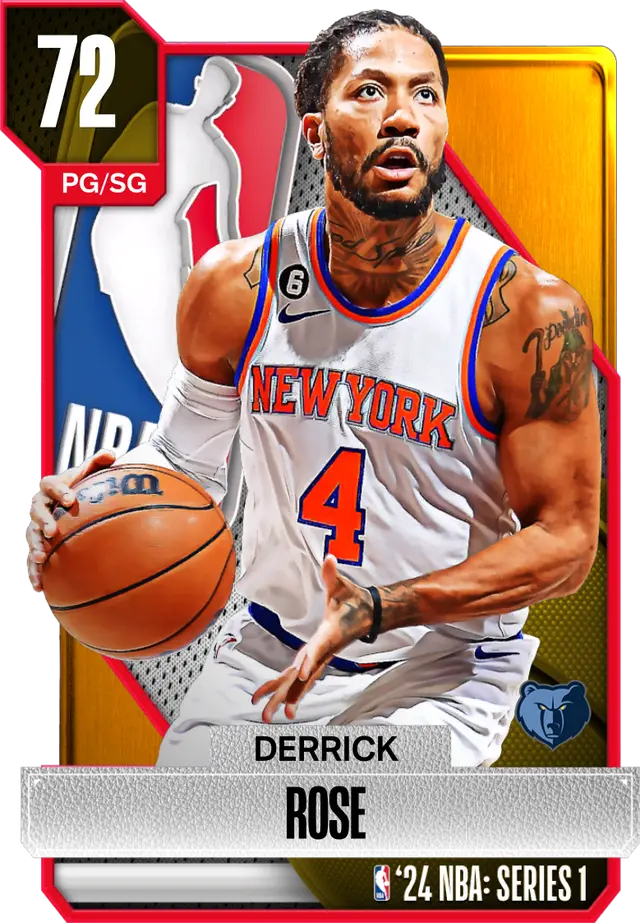 (GOLD) Derrick Rose (72 OVR)
