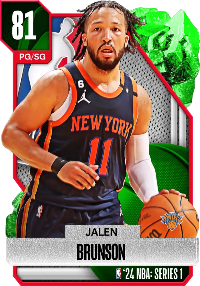 (EMERALD) Jalen Brunson (81 OVR)