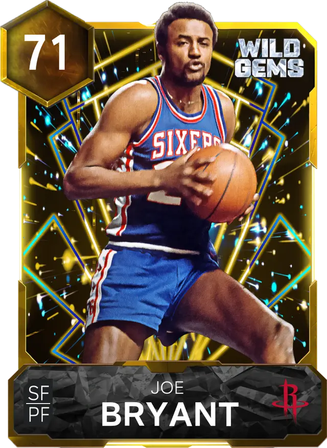 71 Joe Bryant | Gold Wild Gems