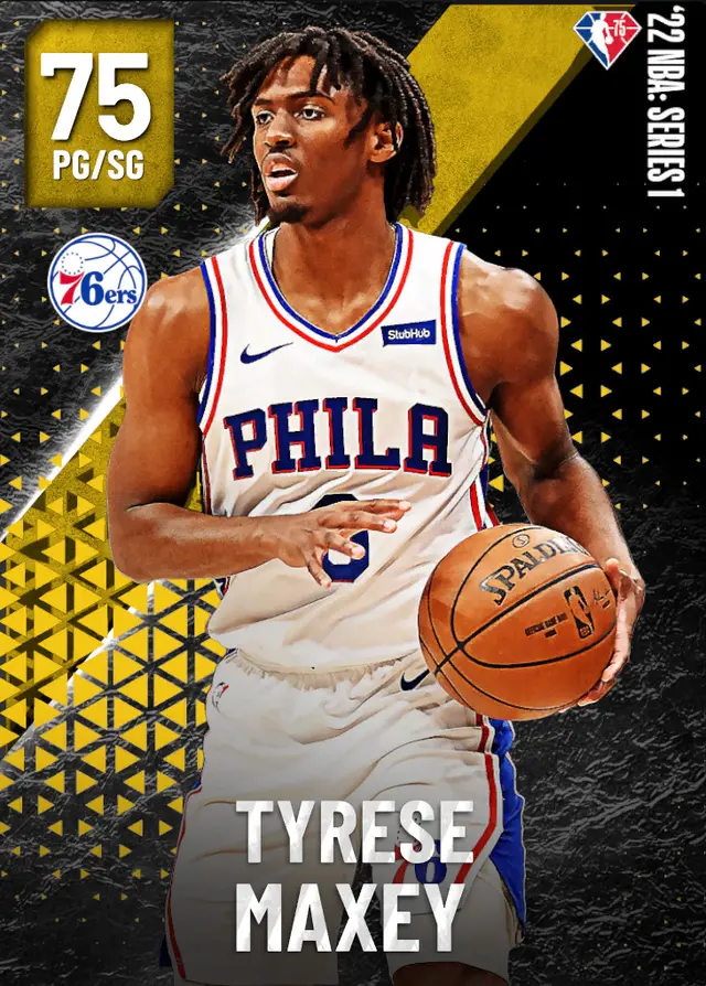 (GOLD) Tyrese Maxey (75 OVR)