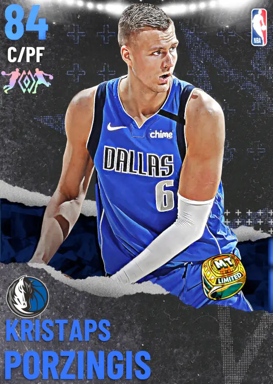(SAPPHIRE) Kristaps Porzingis (84 OVR)