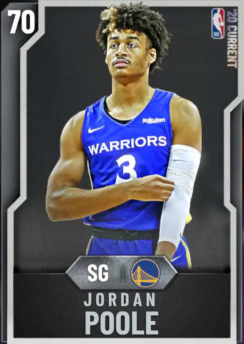 (SILVER) Jordan Poole (70 OVR)
