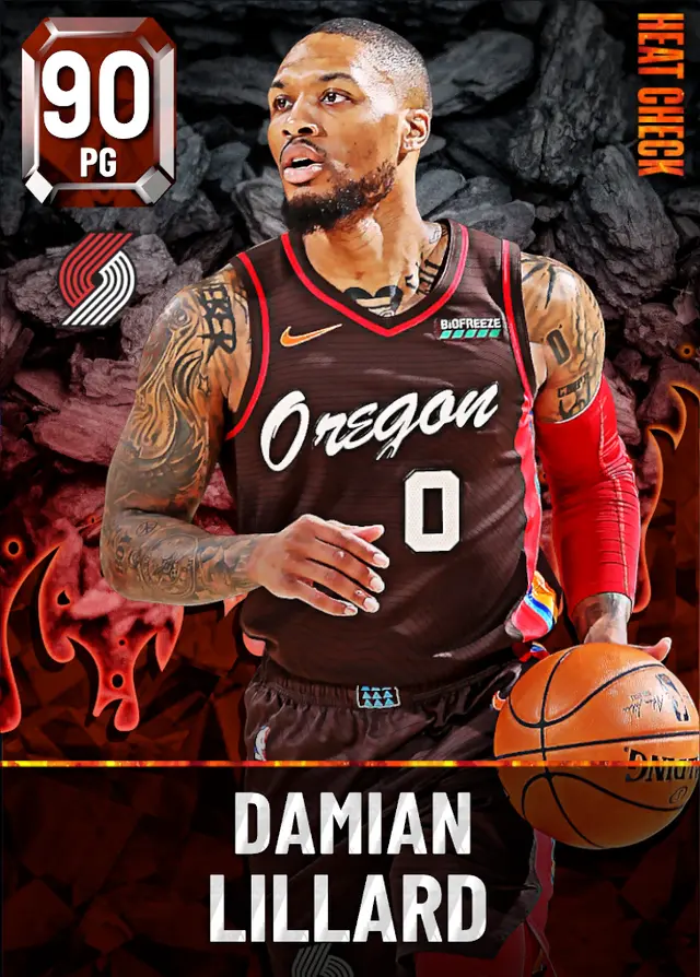 (HEATCHECK) Damian Lillard (90 OVR)