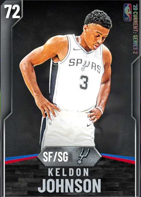 (SILVER) Keldon Johnson (72 OVR)